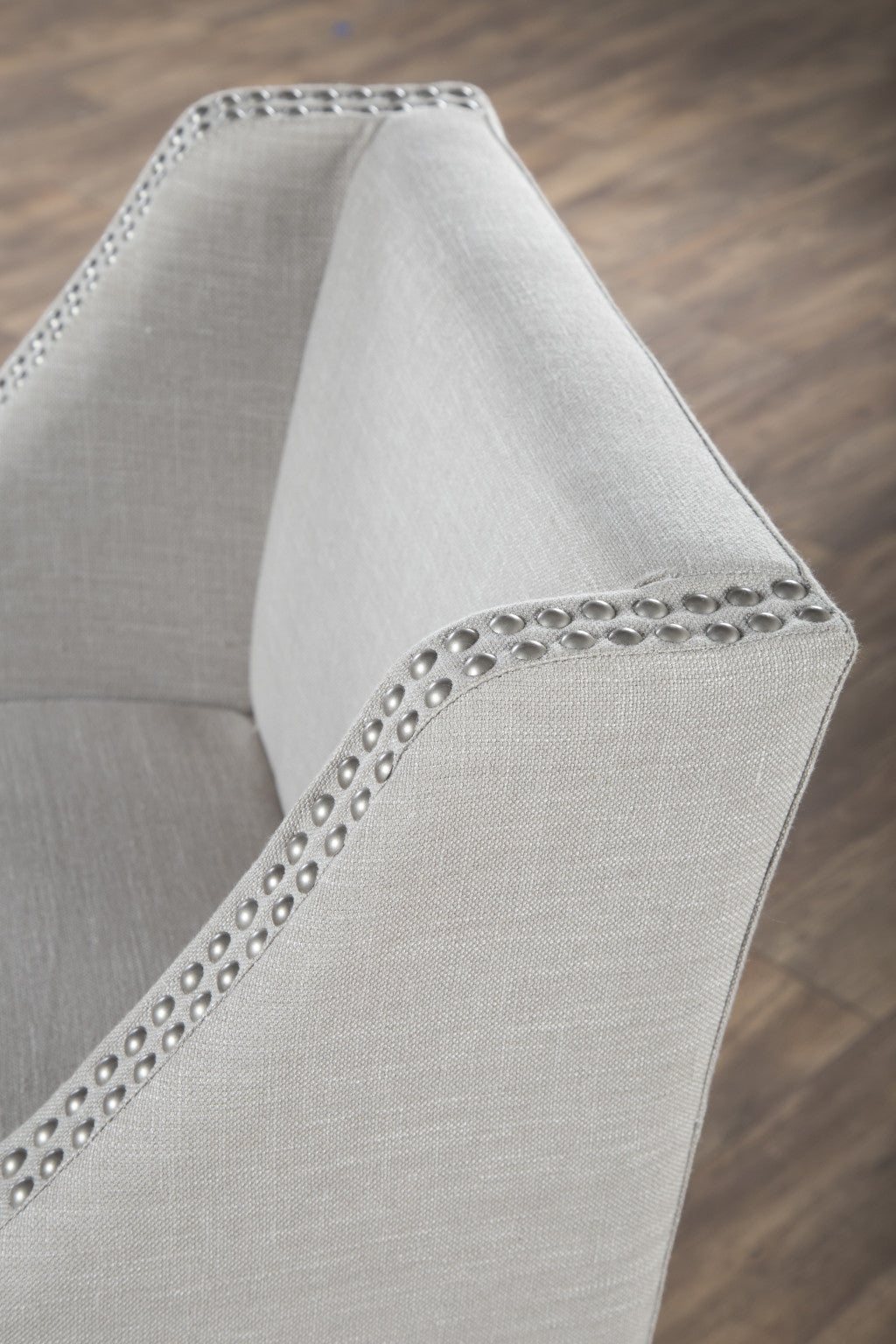 40" Taupe Low Back Counter Height Bar Chair With Footrest