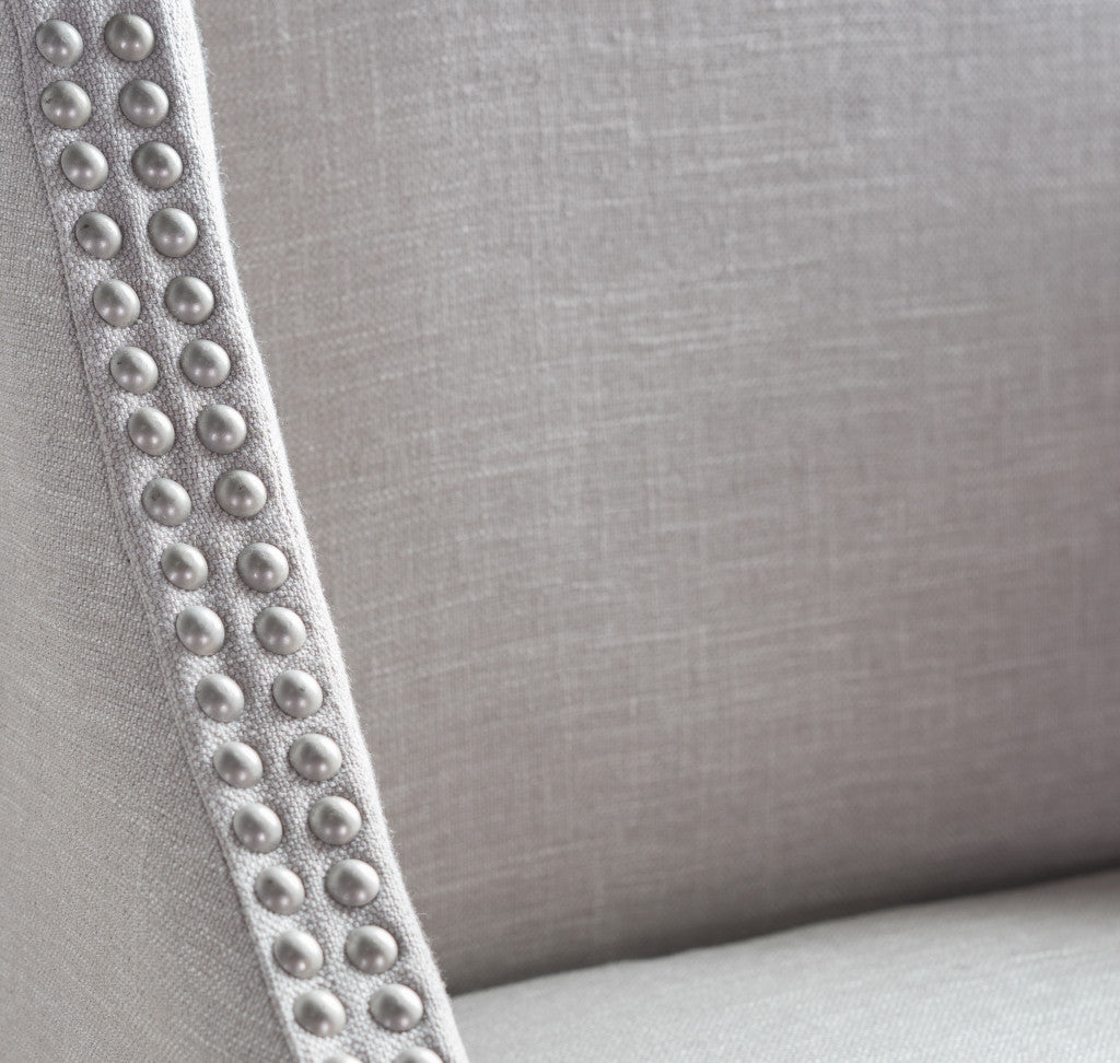 36" White Low Back Counter Height Bar Chair With Footrest