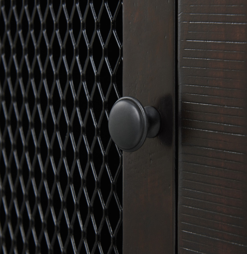 Brown Solid Wood End Table With Drawer 25"