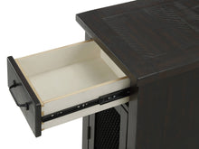 Brown Solid Wood End Table With Drawer 25