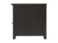 Brown Solid Wood End Table With Drawer 25