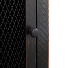 Black And Dark Brown Solid Wood End Table With Drawer 25