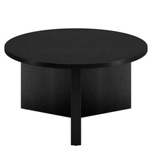 Black Grain Round Coffee Table 32