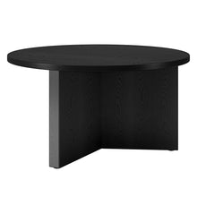 Black Grain Round Coffee Table 32