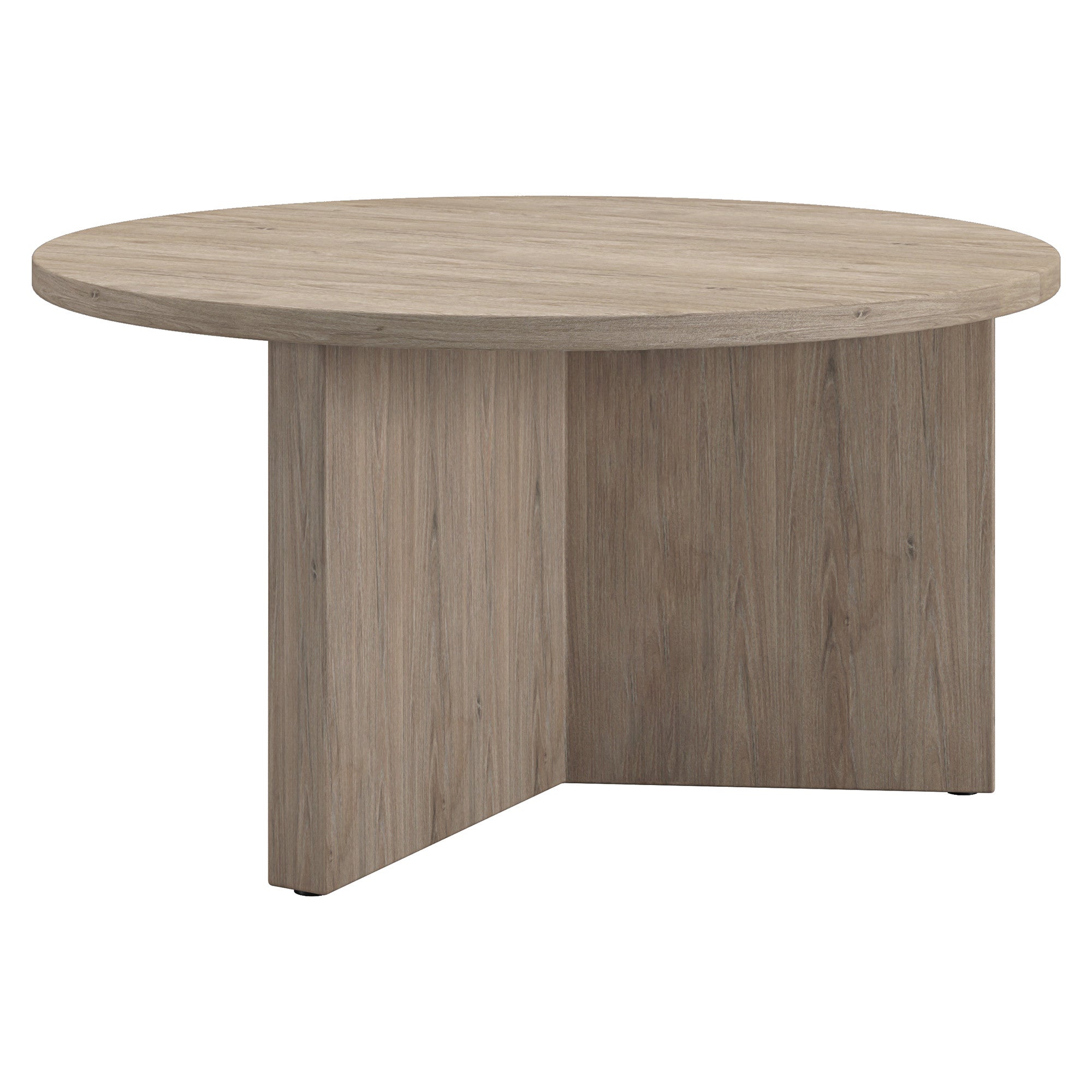 Gray Grain Round Coffee Table 32"