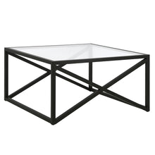 Black Glass Square Coffee Table 32