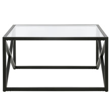Black Glass Square Coffee Table 32