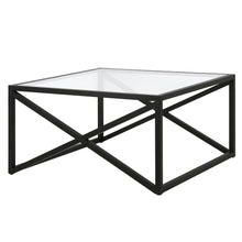 Black Glass Square Coffee Table 32