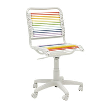 Rainbow Swivel Adjustable Task Chair Bungee Back Steel Frame