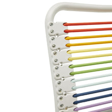 Rainbow Swivel Adjustable Task Chair Bungee Back Steel Frame