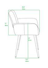 Gray Upholstered Dining Chair