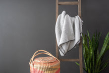 6 Step Rustic Espresso Wood Ladder Shelf