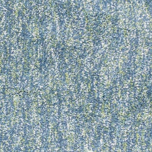 8' Seafoam Heather Indoor Shag Runner Rug