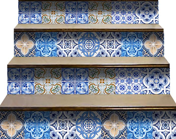 8" X 8" Dianna Mutli Mosaic Peel and Stick Tiles