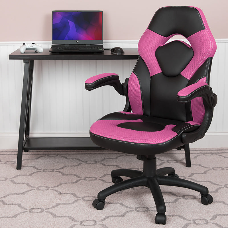 Pink-Black Racing Gaming Chair