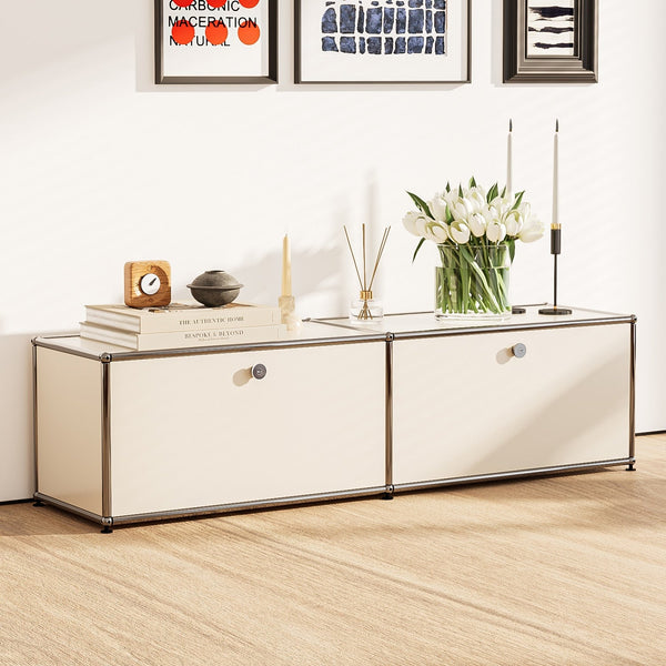 Modular Storage Console - White