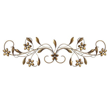 Antique Gold Metal Scroll Wall Decor