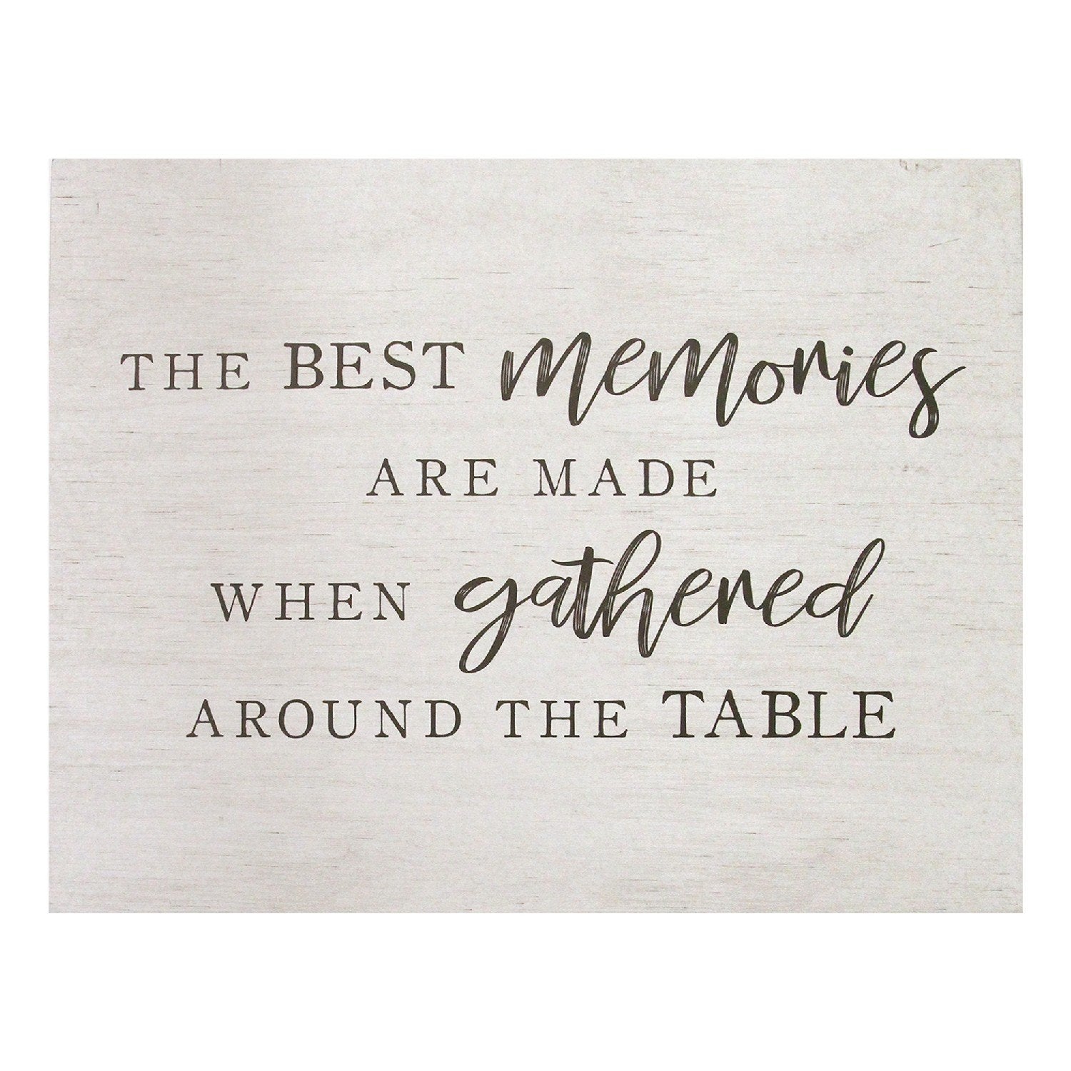 Best Memories Gathered Around The Table Oversized Wall Art