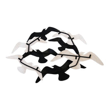 Birds Wall Decor with Distressed Finish