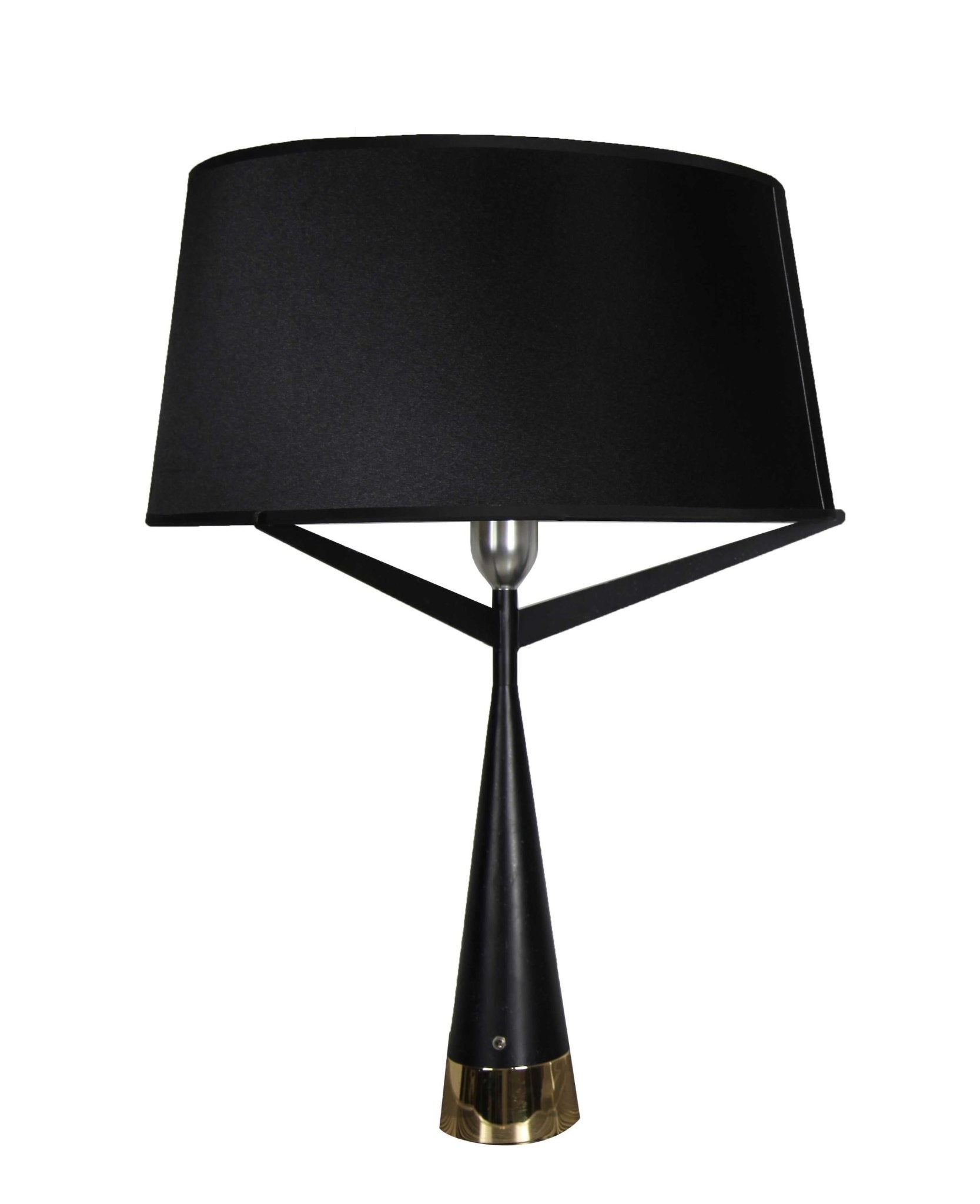 Black Carbon Steel Desk Table Lamp
