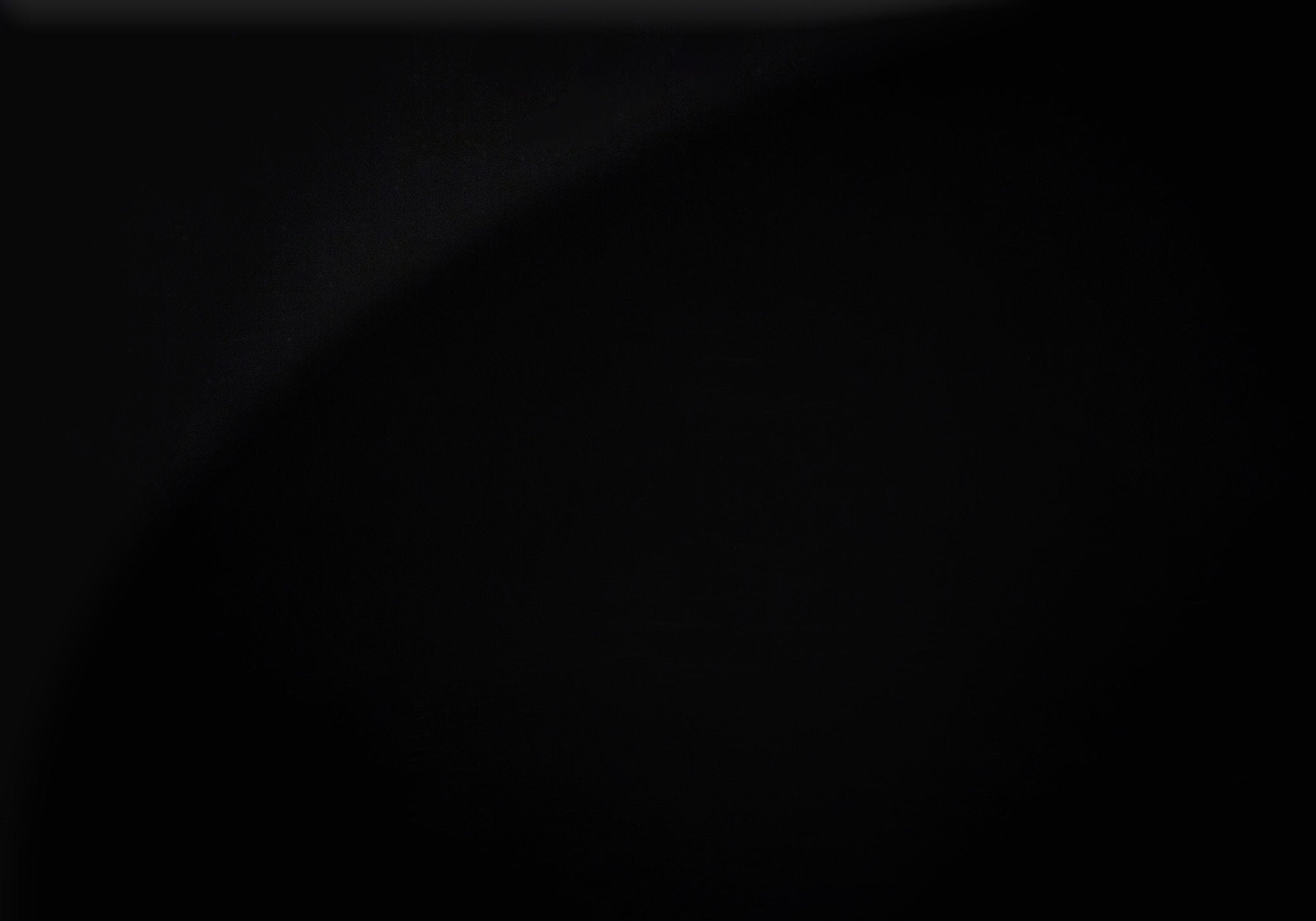 Black Clear Hollow Core Tempered Glass Console TV Stand