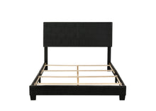 Black Pu Queen Bed