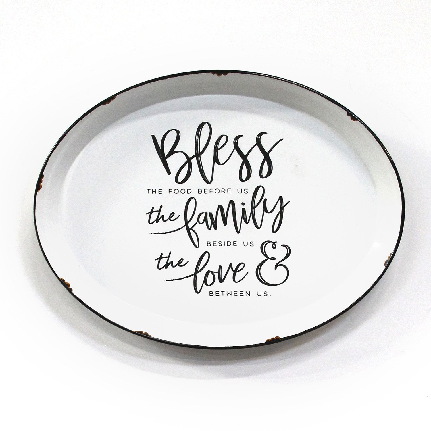 Bless Family And Love Metal Wall Decor