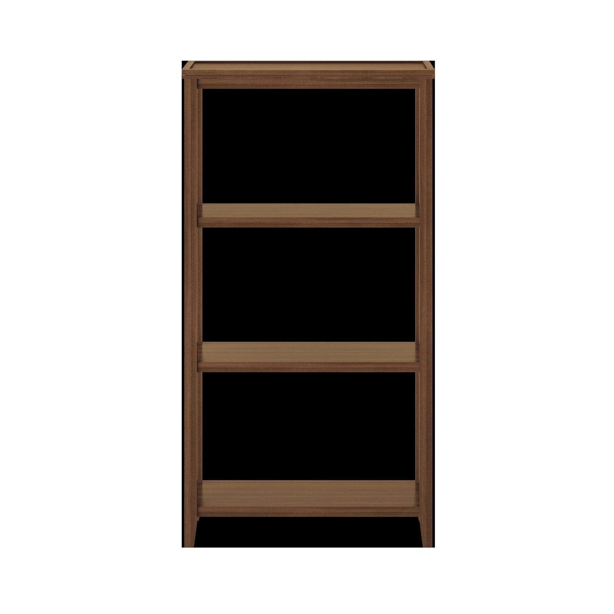 Brown 3 Shelves Storage Bookcase