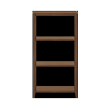 Brown 3 Shelves Storage Bookcase