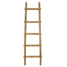 Brown 5 Step Decorative Ladder Shelf