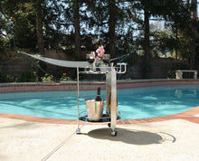 Chrome Round 2 Tier Serving Trolley Cart