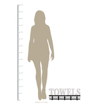 Distressed White Towels Wall Hooks