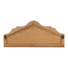 Distressed White wash wood and Bronze Coat Rack