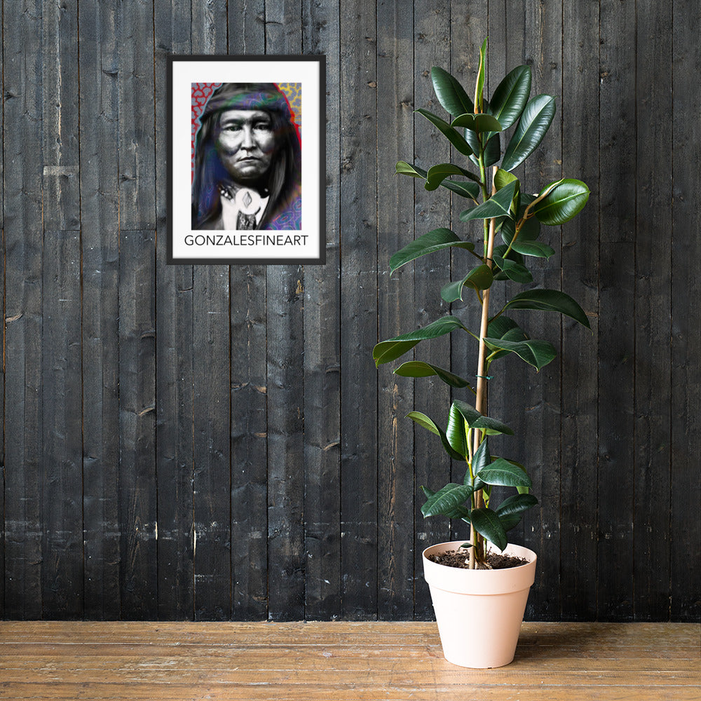 Mangas Coloradas Framed poster