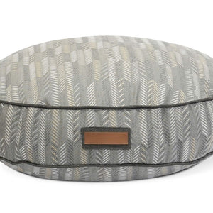 Round Pet Bed in Muttly Merle
