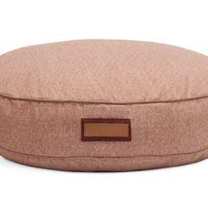 Round Pet Bed in Pittie Pink