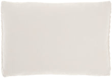 Ivory Chunky Braid Lumbar Pillow