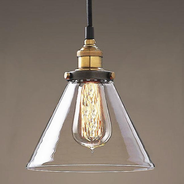 Leona Adjustable Cord Glass Edison Lamp 8-Inch