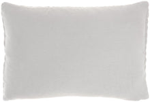 Light Gray Chunky Braid Lumbar Pillow