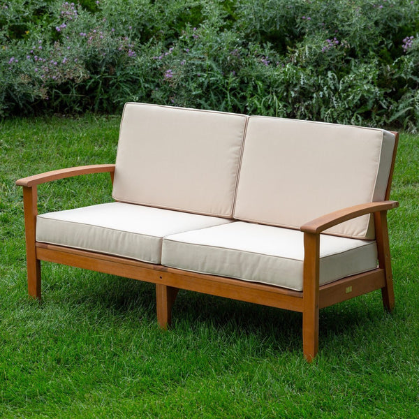 Longs Peak Eucalyptus Loveseat with Cushion