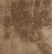 Luxe Faux Rabbit Fur Rectangular Rug 3' x 5' - Taupe