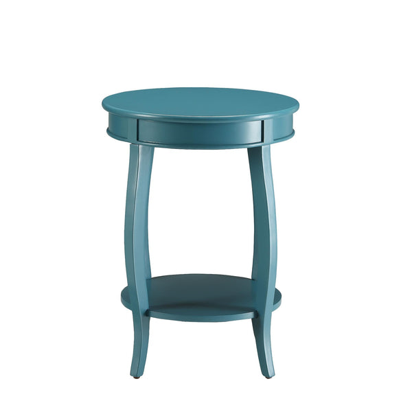 Pop of Color Teal Side or End Table