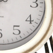 Rustic Black and White Table or Desk Clock