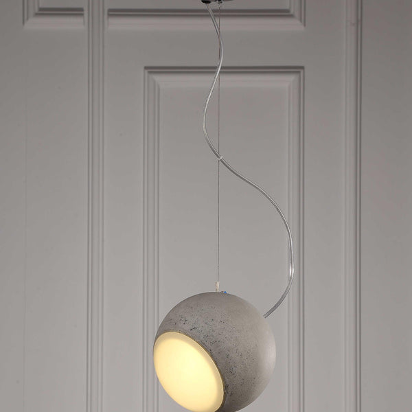 Silver Contemporary Modern Hanging Ceiling Light Round Pendant Lamp