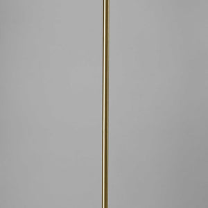 Tailored Shiny Brass Metal Torchiere with Bright Illumination
