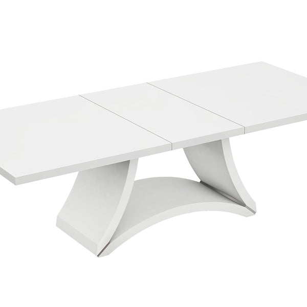 White High Gloss Finish Modern Home Furniture Dining Table