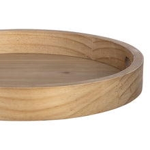 Wooden Round Decorative Tray