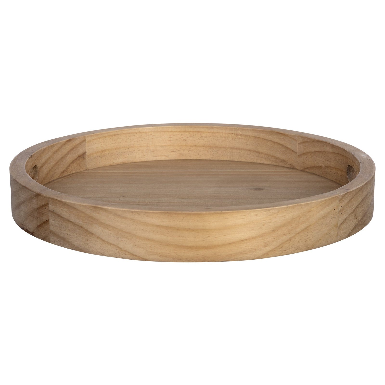 Wooden Round Decorative Tray